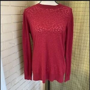 2/20 Lacoste red sweater